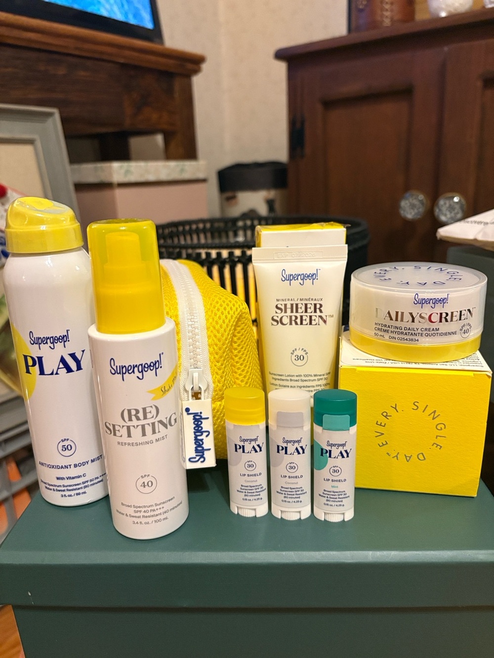 Supergoop! Sunscreen & Skincare 8 Piece Travel Kit